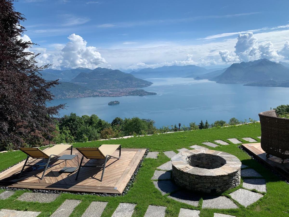 Private Luxury Spa & Silence Retreat With Spectacular View Over The Lake Maggiore Stresa Eksteriør billede
