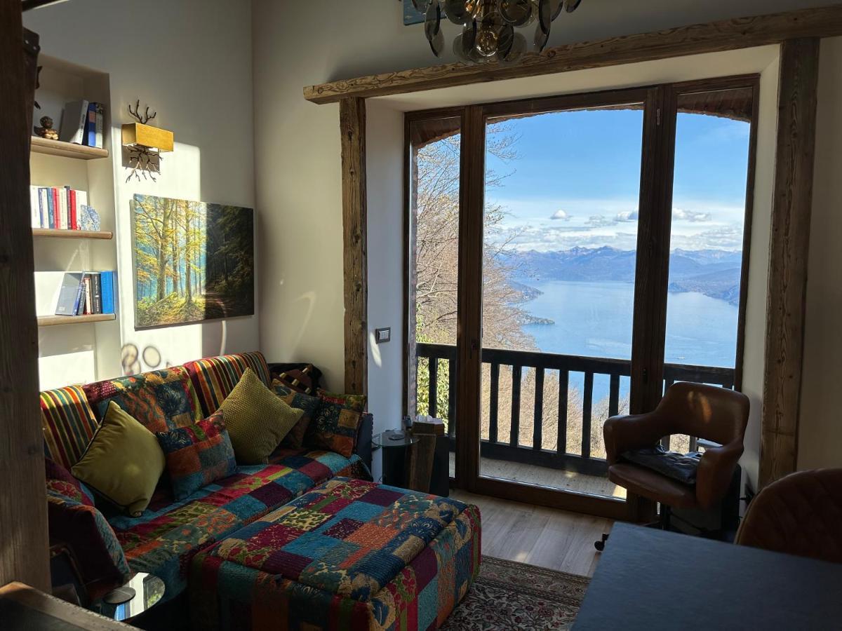 Private Luxury Spa & Silence Retreat With Spectacular View Over The Lake Maggiore Stresa Eksteriør billede