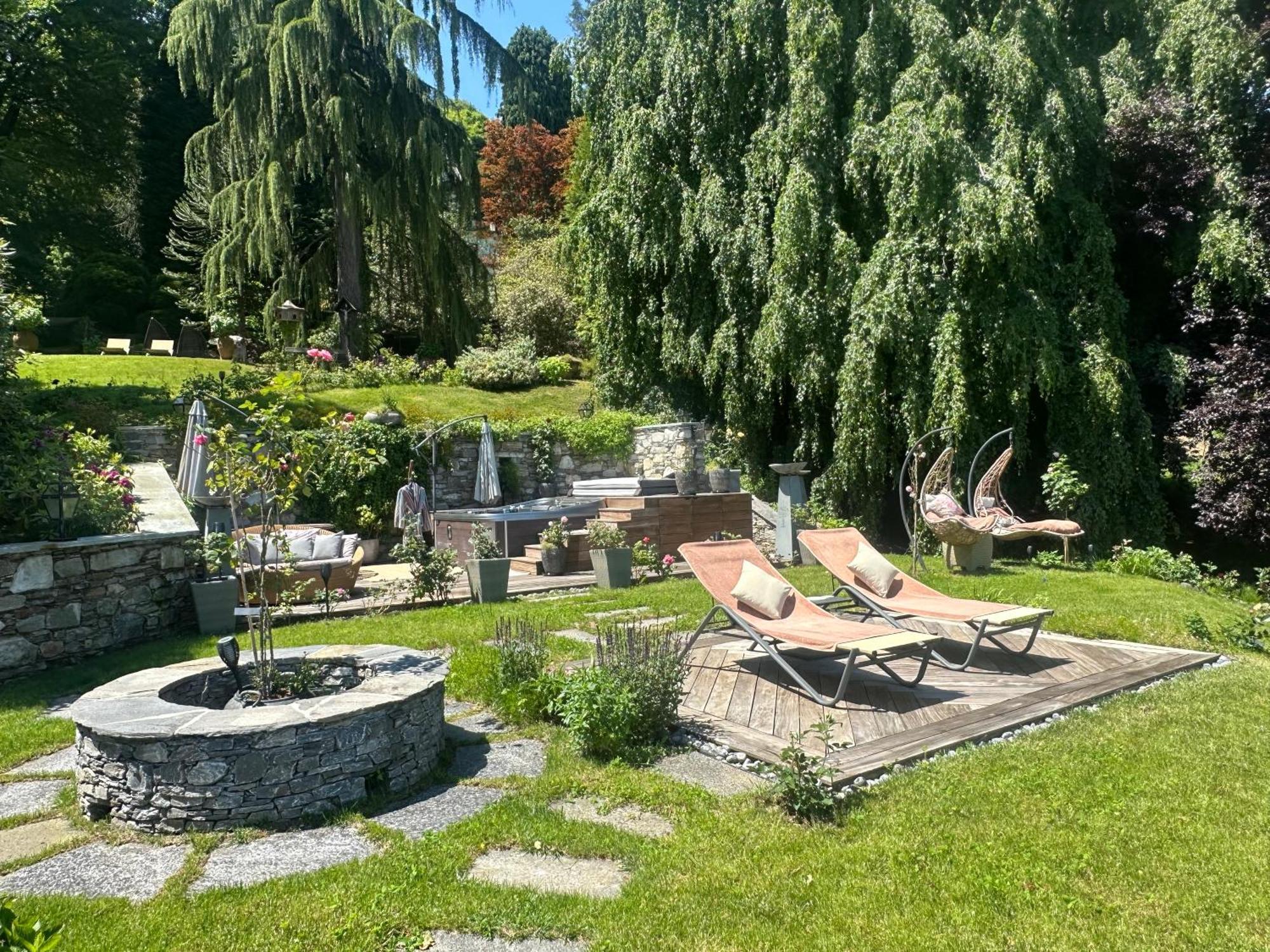 Private Luxury Spa & Silence Retreat With Spectacular View Over The Lake Maggiore Stresa Eksteriør billede