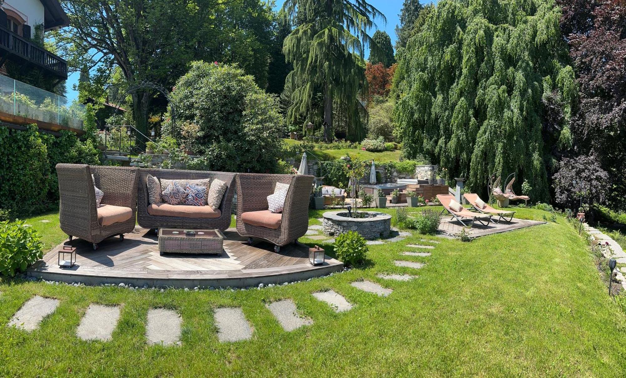 Private Luxury Spa & Silence Retreat With Spectacular View Over The Lake Maggiore Stresa Eksteriør billede